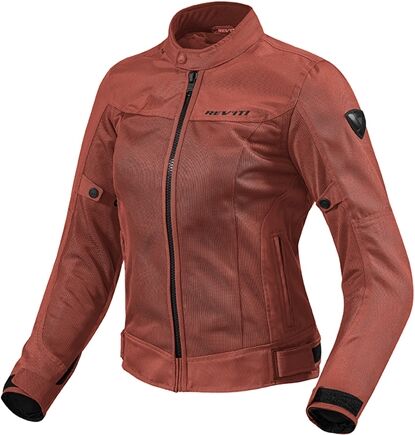 REV'IT! Eclipse Ladies, Blouson moto ventilé femmes, Rouge