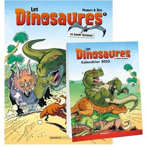 Bamboo Les dinosaures en BD tome 1 + calendrier 2023 - Publicité Bamboo Les dinosaures en BD tome 1 + calendrier 2023 - Publicité