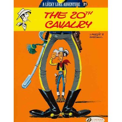 Cinebook Lucky Luke tome 21 - The 20th cavalry (en anglais) - Publicité Cinebook Lucky Luke tome 21 - The 20th cavalry (en anglais) - Publicité