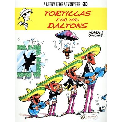 Cinebook Lucky luke tome 10 - tortillas for the daltons (en anglais) - Publicité Cinebook Lucky luke tome 10 - tortillas for the daltons (en anglais) - Publicité