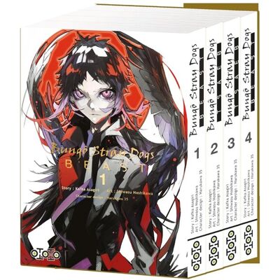 Ototo Bungô stray dogs beast - pack or tomes 1 à 4 - Publicité Ototo Bungô stray dogs beast - pack or tomes 1 à 4 - Publicité