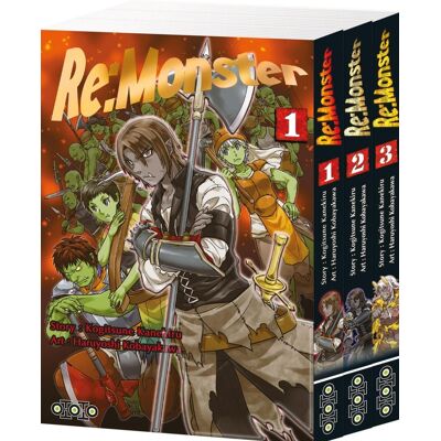 Ototo Re : monster - pack or tomes 1 à 3 - Publicité Ototo Re : monster - pack or tomes 1 à 3 - Publicité