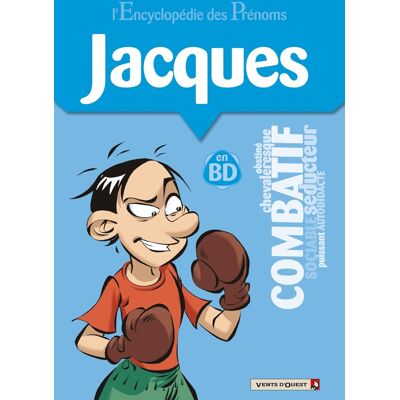 VENTS D'OUEST l'encyclopédie des prénoms en bd tome 27 - jacques - Publicité VENTS D'OUEST l'encyclopédie des prénoms en bd tome 27 - jacques - Publicité