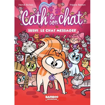 BAMBOO Cath et son chat - roman poche tome 2 - Publicité BAMBOO Cath et son chat - roman poche tome 2 - Publicité