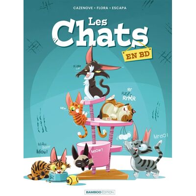 Bamboo Les chats en BD tome 1 - Publicité Bamboo Les chats en BD tome 1 - Publicité