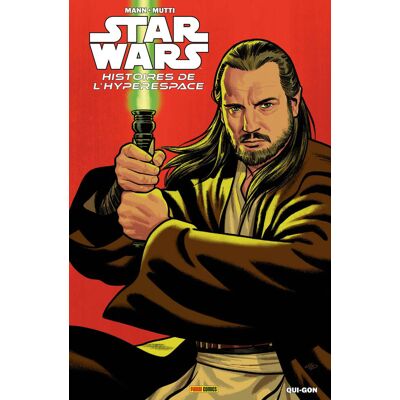Panini Star Wars - Histoires de l'Hyperspace - Qui Gon - Publicité Panini Star Wars - Histoires de l'Hyperspace - Qui Gon - Publicité