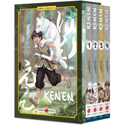 Bamboo Ken'en - comme chien et singe - coffret tomes 1 à 4 - Publicité Bamboo Ken'en - comme chien et singe - coffret tomes 1 à 4 - Publicité