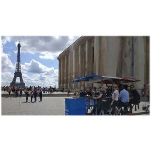 Cap Adrénaline Visite et découverte insolite de Paris lors d'une balade en vélo-bar - 1h30 de fun - Publicité Cap Adrénaline Visite et découverte insolite de Paris lors d'une balade en vélo-bar - 1h30 de fun - Publicité