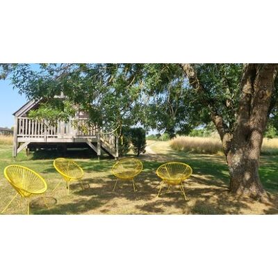 Cap Adrénaline Nuit insolite en cabane à Berson près de Blaye - Publicité Cap Adrénaline Nuit insolite en cabane à Berson près de Blaye - Publicité