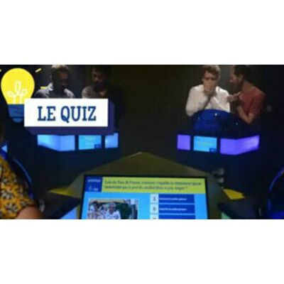 Cap Adrénaline Participation à un blind test immersif dans un décor de plateau TV à Bayonne - Publicité Cap Adrénaline Participation à un blind test immersif dans un décor de plateau TV à Bayonne - Publicité