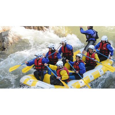 Cap Adrénaline Rafting à Saint-Lary Soulan dans les Pyrénées - Gorges de Cadéac - Publicité Cap Adrénaline Rafting à Saint-Lary Soulan dans les Pyrénées - Gorges de Cadéac - Publicité