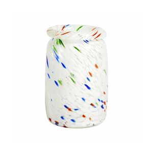 Vase blanc Roll Neck Splash - HAY - Publicité