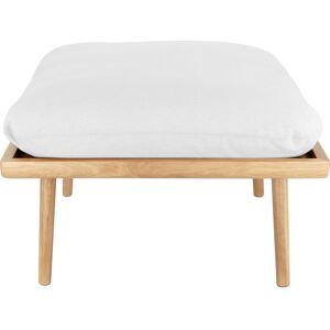 Pouf en chêne avec coussin blanc 71 x 40 cm Lounge Around - UMAGE - Publicité Pouf en chêne avec coussin blanc 71 x 40 cm Lounge Around - UMAGE - Publicité