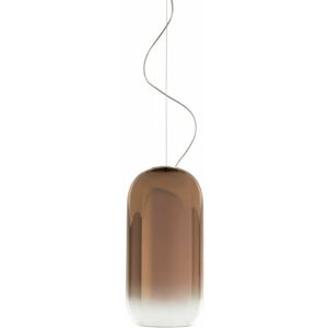 Artemide Gople Lampe Suspendue en Bronze - Design en Verre Organique - Publicité Artemide Gople Lampe Suspendue en Bronze - Design en Verre Organique - Publicité