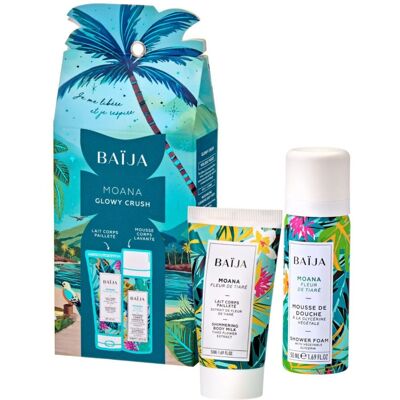 Baïja - Coffret Moana Mousse De Douche & Lait Corps Pailleté - Publicité Baïja - Coffret Moana Mousse De Douche & Lait Corps Pailleté - Publicité