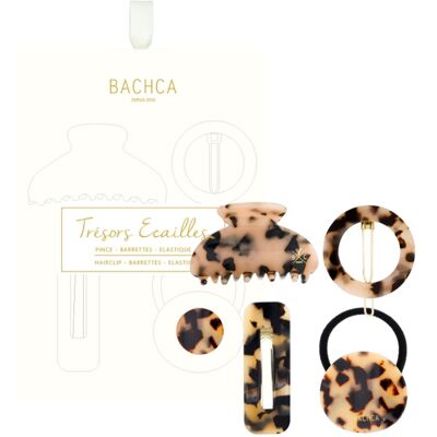 Bachca - Coffret Trésors Écailles Pince, Barrettes & Élastique - Publicité Bachca - Coffret Trésors Écailles Pince, Barrettes & Élastique - Publicité