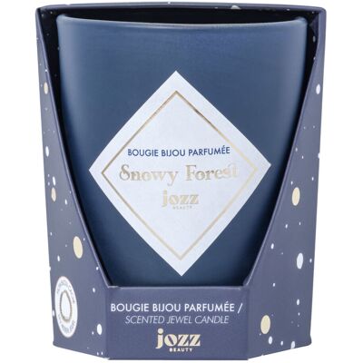 Jozz Beauty - Midnight Dreams Bougie Bijou Mèche Crépitante Snowy Forest - Publicité Jozz Beauty - Midnight Dreams Bougie Bijou Mèche Crépitante Snowy Forest - Publicité