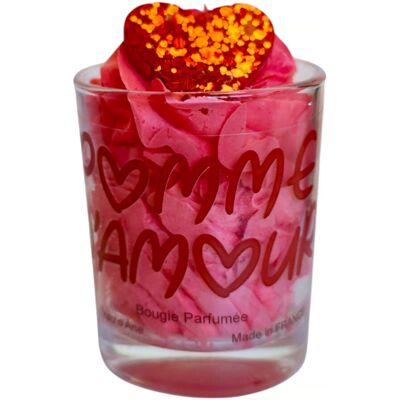 Peau D'ane - Pomme D'amour Mini Bougie Parfumée - Publicité Peau D'ane - Pomme D'amour Mini Bougie Parfumée - Publicité