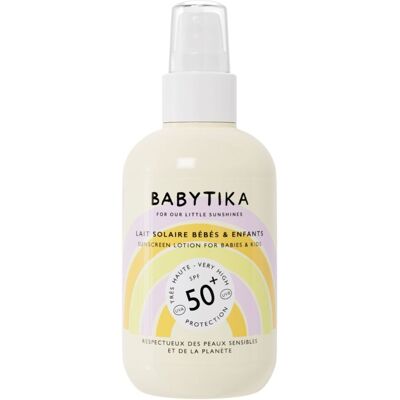Mimitika - Babytika Lait Solaire Bébés & Enfants Spf50+ 190ml - Publicité Mimitika - Babytika Lait Solaire Bébés & Enfants Spf50+ 190ml - Publicité