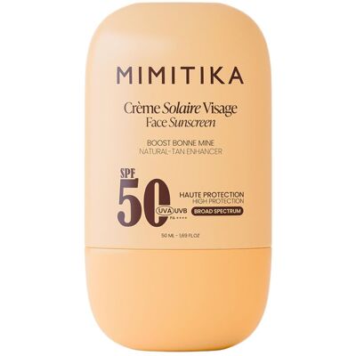 Mimitika - Crème Solaire Visage Spf50 Boost Bonne Mine 50ml - Publicité Mimitika - Crème Solaire Visage Spf50 Boost Bonne Mine 50ml - Publicité