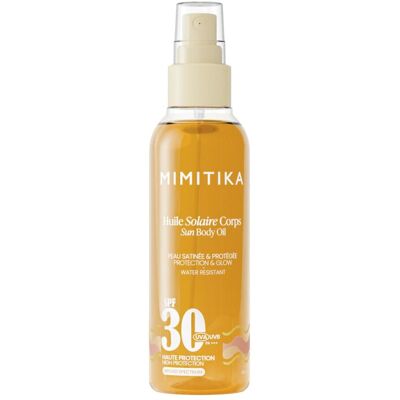 Mimitika - Huile Solaire Corps Spf30 150ml - Publicité Mimitika - Huile Solaire Corps Spf30 150ml - Publicité