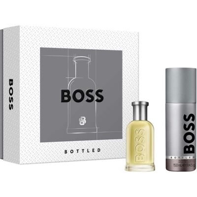 - Coffret Boss Bottled Eau De Toilette 50ml & Déodorant Spray - Publicité - Coffret Boss Bottled Eau De Toilette 50ml & Déodorant Spray - Publicité