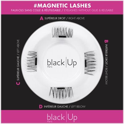 Black Up Faux-Cils Magnétiques - Cils magnétiques faux - Publicité Black Up Faux-Cils Magnétiques - Cils magnétiques faux - Publicité