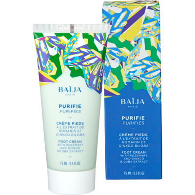 Baïja - Crème Pieds Purifiante Extrait De Romarin & Ginkgo Biloba 75ml - Publicité Baïja - Crème Pieds Purifiante Extrait De Romarin & Ginkgo Biloba 75ml - Publicité