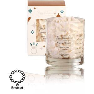 Peau D'ane - Bougie Eclats De Coco Bougie Parfumée Avec Bijou Bracelet - Publicité Peau D'ane - Bougie Eclats De Coco Bougie Parfumée Avec Bijou Bracelet - Publicité