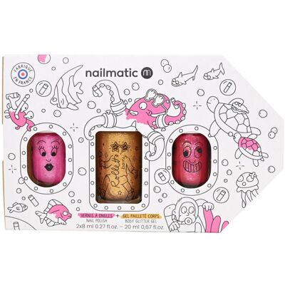 Nailmatic - Coffret Exploration Sous-marine Coffret Maquillage Enfant - Publicité Nailmatic - Coffret Exploration Sous-marine Coffret Maquillage Enfant - Publicité