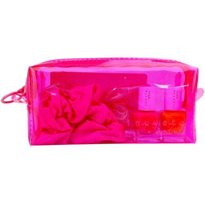 Inuwet - Trousse Fluo Rose Vernis À L'eau Pour Enfants & Accessoires Cheveux - Publicité Inuwet - Trousse Fluo Rose Vernis À L'eau Pour Enfants & Accessoires Cheveux - Publicité