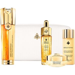 Guerlain - Coffret Abeille Royale - Programme Anti-âge Double R Advanced Serum Serum, Lotion Fortifiante, Huile-en-eau & Crème De Jour - Publicité Guerlain - Coffret Abeille Royale - Programme Anti-âge Double R Advanced Serum Serum, Lotion Fortifiante, Huile-en-eau & Crème De Jour - Publicité
