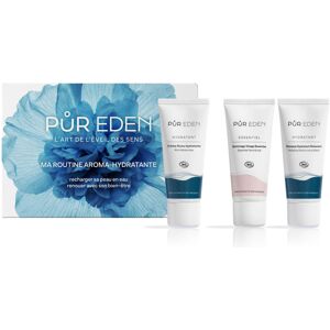 Pur Eden - Coffret Ma Routine Aroma-hydratante Crème, Gommage & Masque Visage - Publicité Pur Eden - Coffret Ma Routine Aroma-hydratante Crème, Gommage & Masque Visage - Publicité