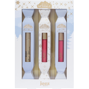 Jozz Beauty - Winter Sparkle Coffret Trio Crackers Mascara, Huile À Lèvres & Rouge À Lèvres - Publicité Jozz Beauty - Winter Sparkle Coffret Trio Crackers Mascara, Huile À Lèvres & Rouge À Lèvres - Publicité