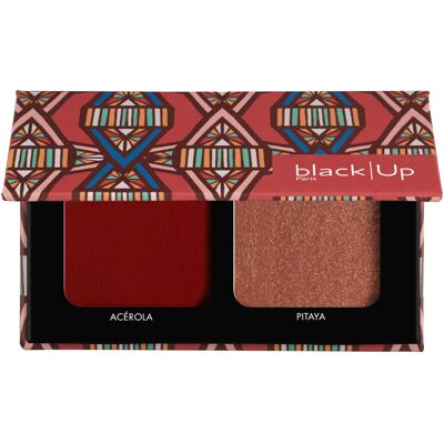 Black Up - Palette Wax Duo Blush & Highlight 2 - Publicité Black Up - Palette Wax Duo Blush & Highlight 2 - Publicité