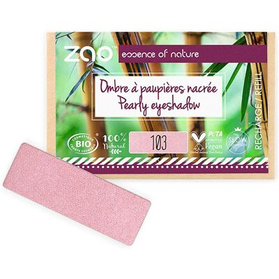 Zao Old Pink Ombre à paupières et primer recharge - Eyeshadow & Primer - Publicité Zao Old Pink Ombre à paupières et primer recharge - Eyeshadow & Primer - Publicité