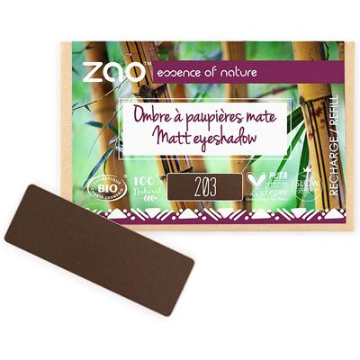 Zao Fard à paupières et primer marron foncé recharge - Eyeshadow & Primer - Publicité Zao Fard à paupières et primer marron foncé recharge - Eyeshadow & Primer - Publicité