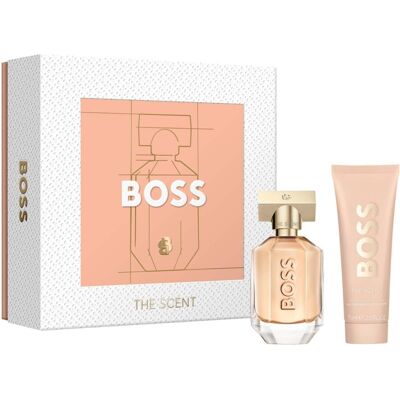 - Coffret Boss The Scent For Her Eau De Parfum 50ml & Lait Corps - Publicité - Coffret Boss The Scent For Her Eau De Parfum 50ml & Lait Corps - Publicité