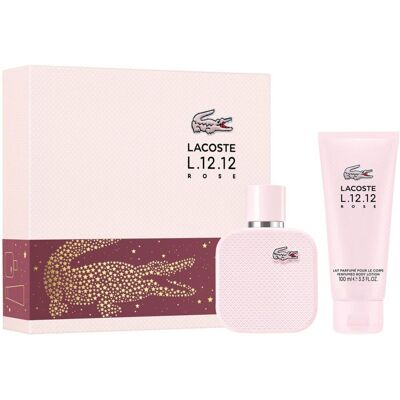 Lacoste - Coffret L.12.12 Rose Eau De Parfum 50ml & Lait Corps - Publicité Lacoste - Coffret L.12.12 Rose Eau De Parfum 50ml & Lait Corps - Publicité