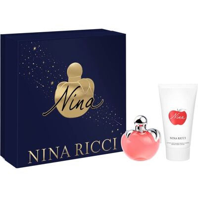 Nina Ricci - Coffret Nina Eau De Toilette 50ml & Lait Corps - Publicité Nina Ricci - Coffret Nina Eau De Toilette 50ml & Lait Corps - Publicité