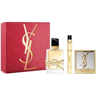 Yves Saint Laurent - Coffret Libre Eau De Parfum 50ml, Format Voyage & Miroir - Publicité Yves Saint Laurent - Coffret Libre Eau De Parfum 50ml, Format Voyage & Miroir - Publicité