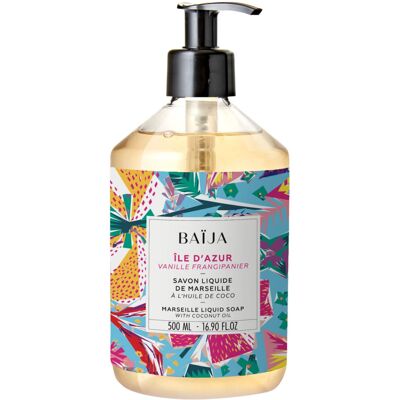 Baïja Île d'Azur Huile de coco savon liquide - Savon liquide - Publicité Baïja Île d'Azur Huile de coco savon liquide - Savon liquide - Publicité