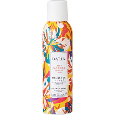 Mousse de Douche Baïja Lost Paradise - Hydratante, Parfum Fruitée - Publicité Mousse de Douche Baïja Lost Paradise - Hydratante, Parfum Fruitée - Publicité