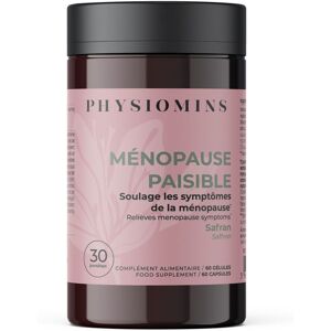 Physiomins - Ménopause Paisible Soulage Les Symptômes De La Ménopause 60 Gélules - Publicité Physiomins - Ménopause Paisible Soulage Les Symptômes De La Ménopause 60 Gélules - Publicité