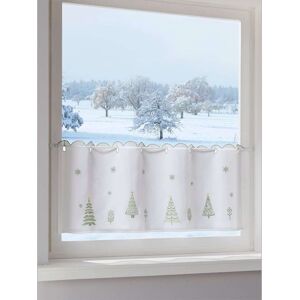 Voilage court pour une ambiance de noël - helline home - blanc-vert BLANC-VERT 0 - Publicité Voilage court pour une ambiance de noël - helline home - blanc-vert BLANC-VERT 0 - Publicité