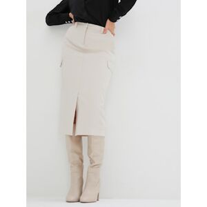 Helline Jupe cargo polyester recyclé - - couleur ivoire COULEUR IVOIRE 38 - Publicité Helline Jupe cargo polyester recyclé - - couleur ivoire COULEUR IVOIRE 38 - Publicité