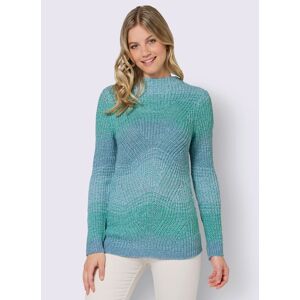 Helline Pull en tricot aspect grosses mailles - - bleu-vert-bleu chiné BLEU-VERT-BLEU CHINÉ 38 - Publicité Helline Pull en tricot aspect grosses mailles - - bleu-vert-bleu chiné BLEU-VERT-BLEU CHINÉ 38 - Publicité