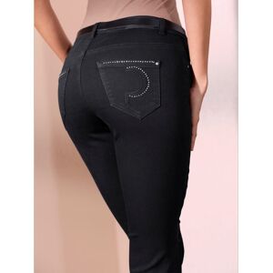 Jean 5 poches poches avec broderie et pierres fantaisie - Ascari - noir NOIR 52 - Publicité Jean 5 poches poches avec broderie et pierres fantaisie - Ascari - noir NOIR 52 - Publicité