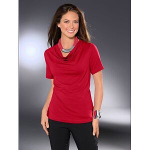 Helline T-shirt féminin élégant col bénitier - - rouge ROUGE 52 - Publicité Helline T-shirt féminin élégant col bénitier - - rouge ROUGE 52 - Publicité