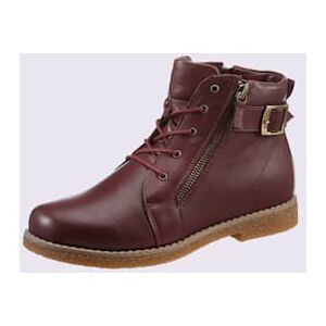 Helline Bottines à lacets cuir nappa de vache - - lie-de-vin LIE-DE-VIN 37 - Publicité Helline Bottines à lacets cuir nappa de vache - - lie-de-vin LIE-DE-VIN 37 - Publicité